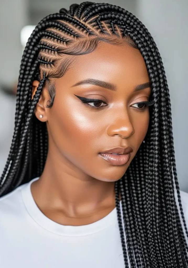 Feed-In Braids for a Natural Blend