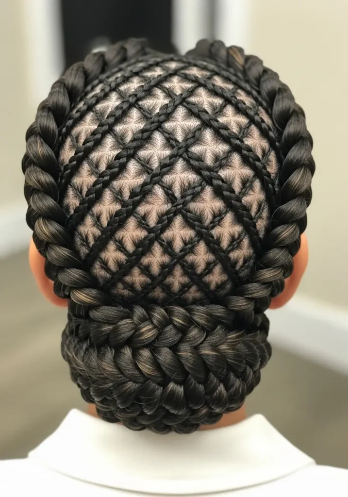 Feed In Braids with Zig Zag Parts