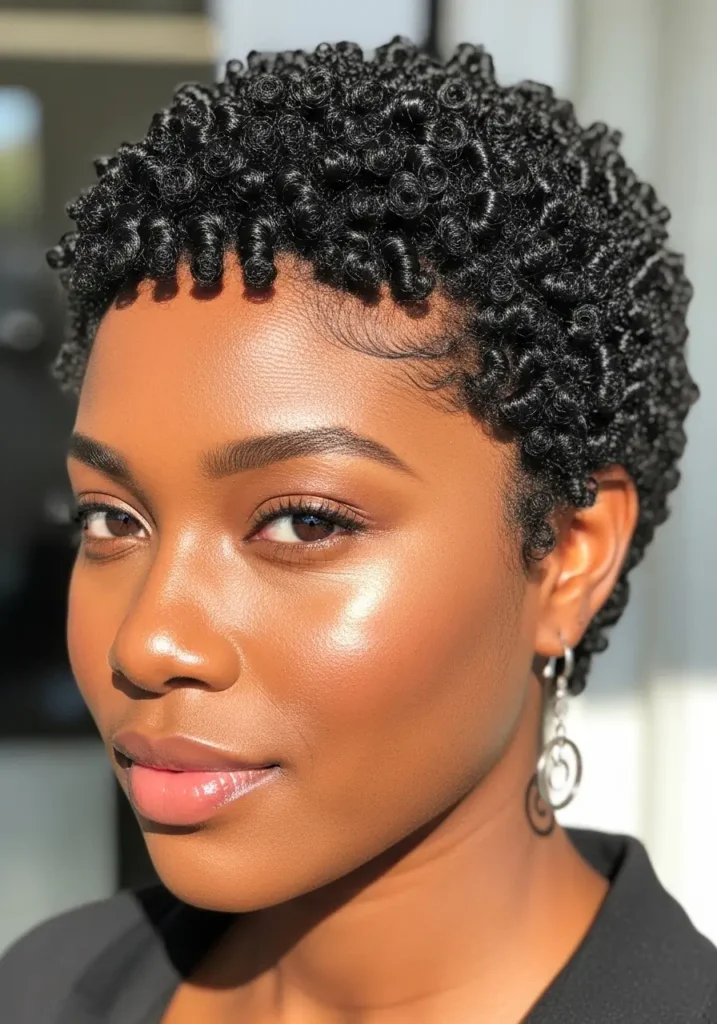 Finger Coiled Short Cut