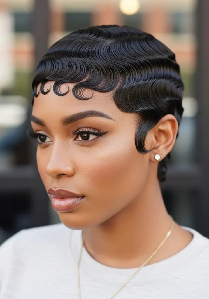Finger Waves Short Style