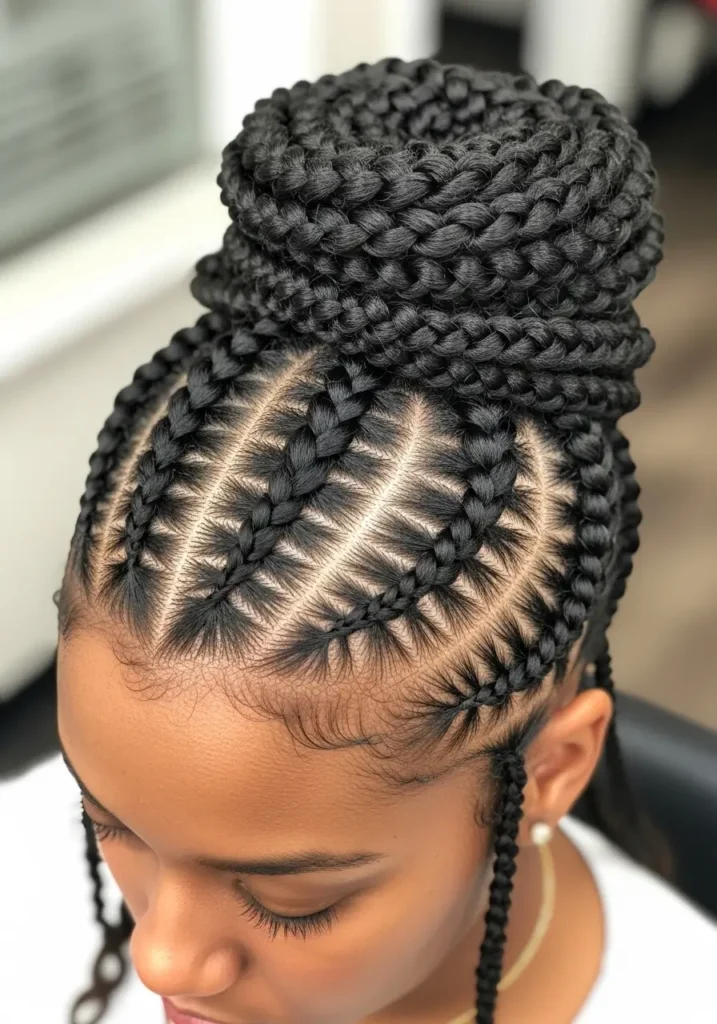Flat Twists Updo