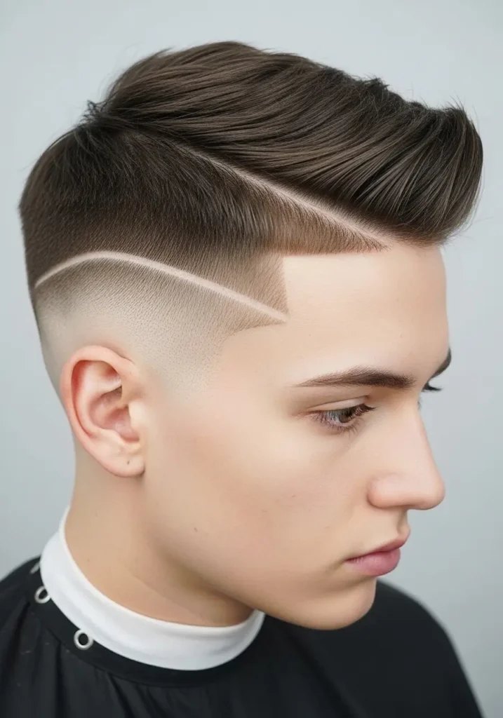 French Crop with Hard Part Detail