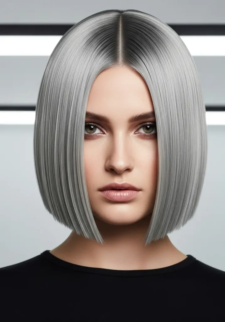 Glass Hair Blunt Bob