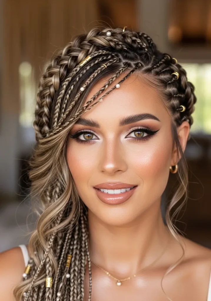Goddess Braids for Soft Glam Days
