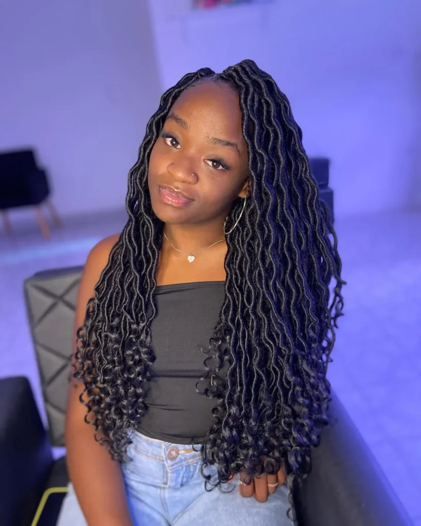 Goddess Faux Locs