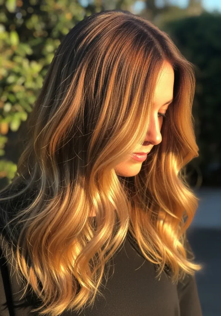 Golden Balayage for Sunlit Dimension
