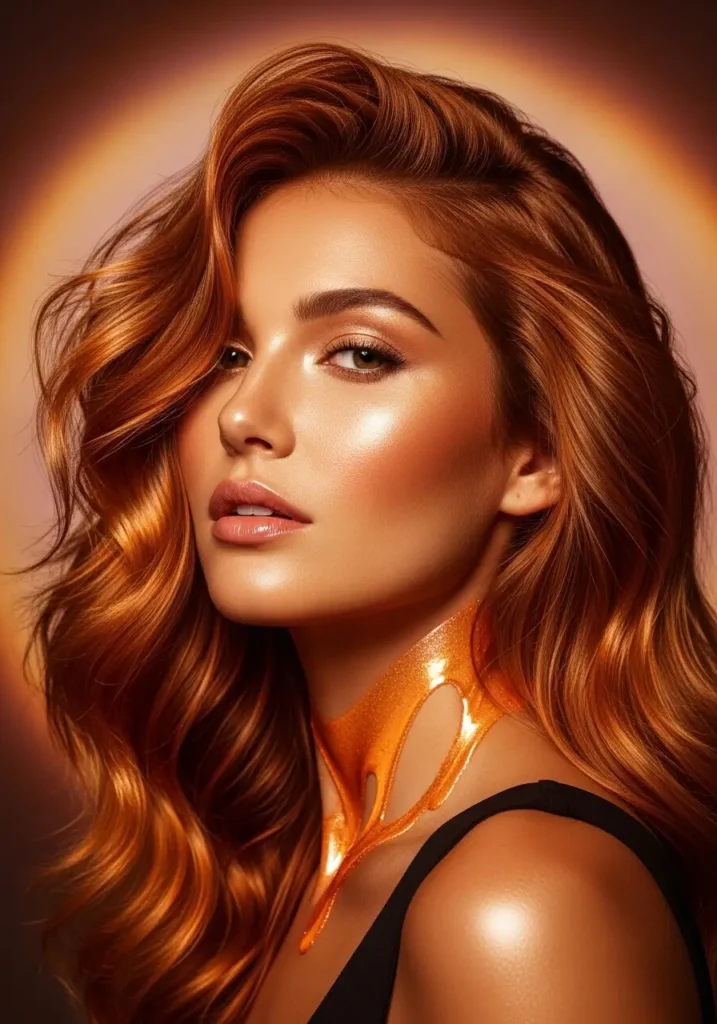 Golden Copper Radiance