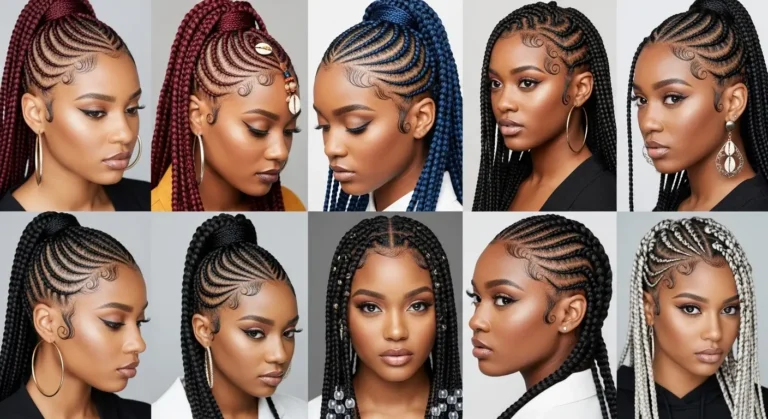 Gorgeous Stitch Braids Hairstyles for Black Women