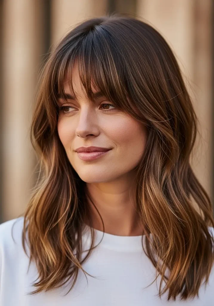 Grown Out Effortless Bangs