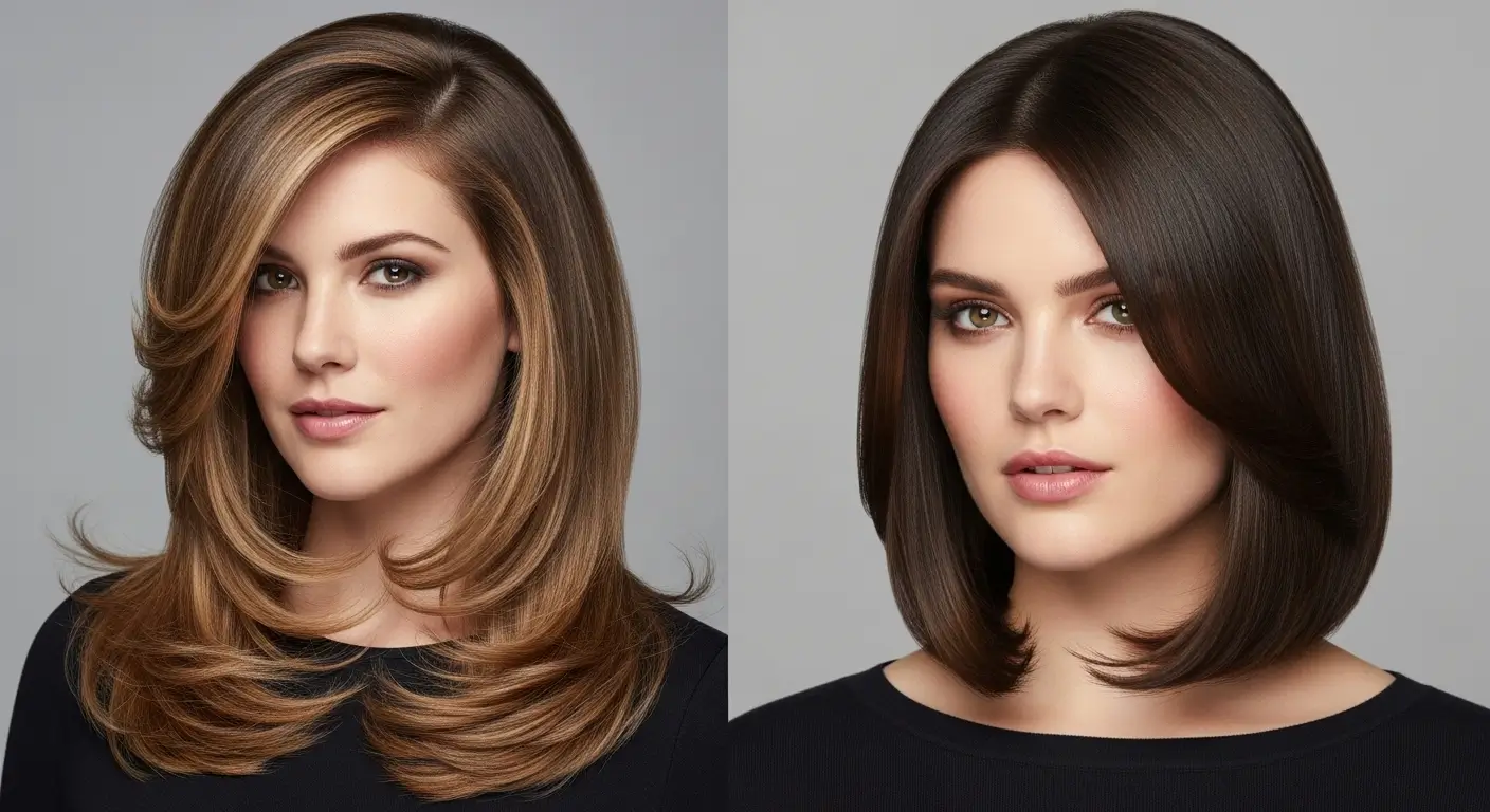 Hairstyles for a Round Face