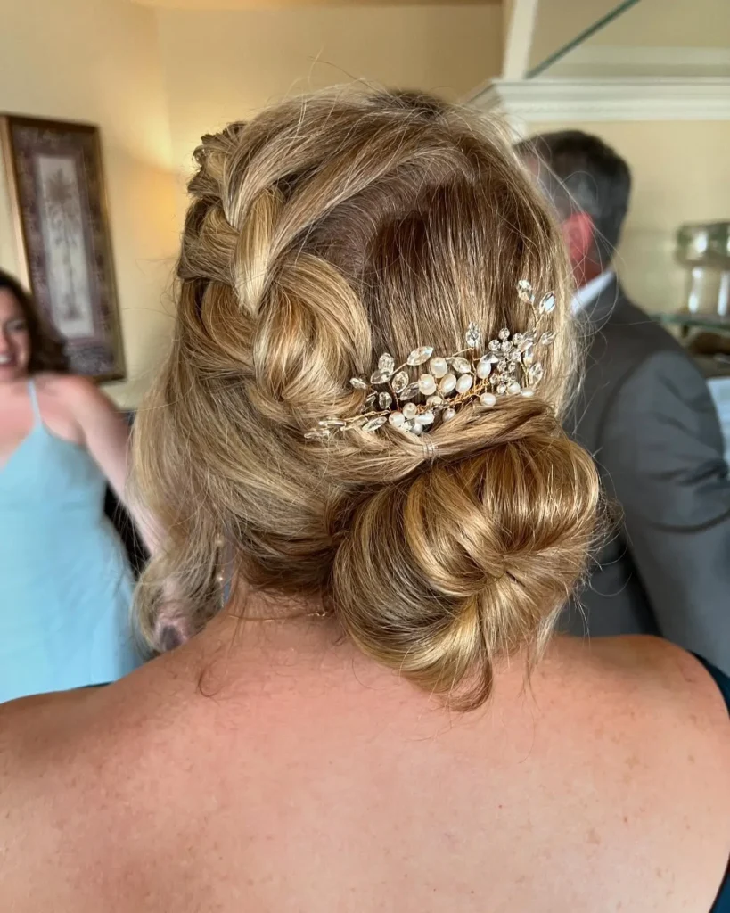 Half-Up, Half-Down Updo