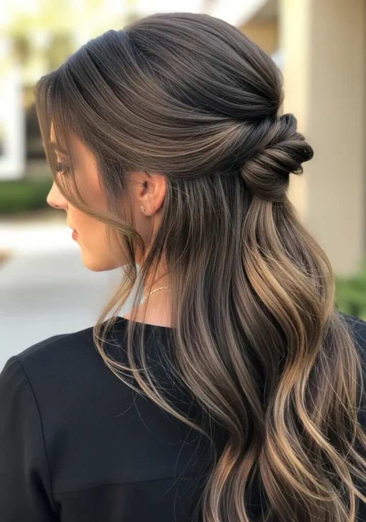 Half-Up Relaxed Twist