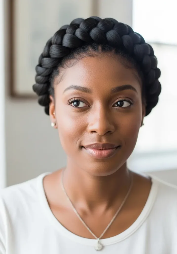 Halo Braids for an Elegant Look