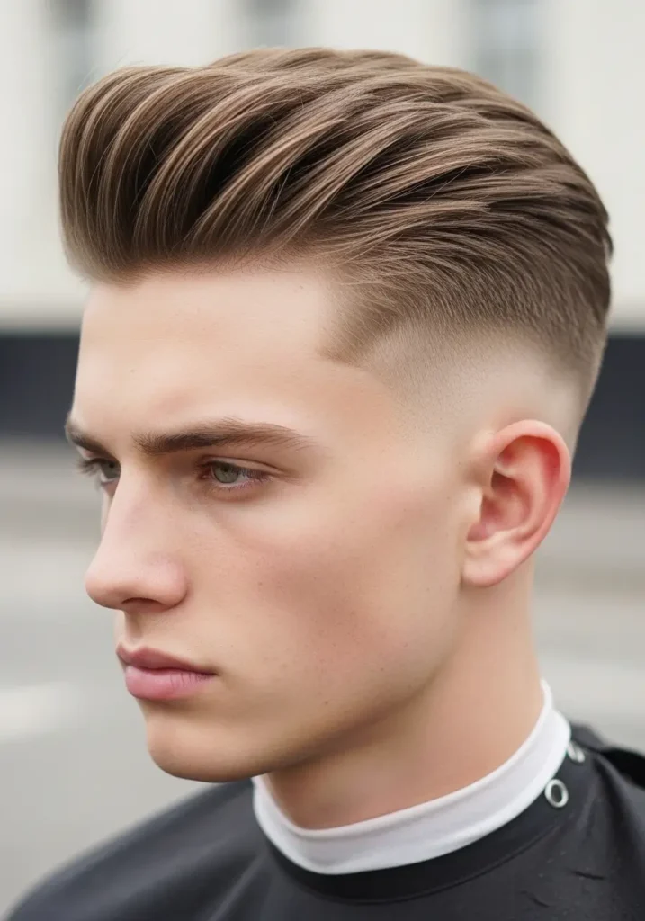 High Fade with Sharp Texture