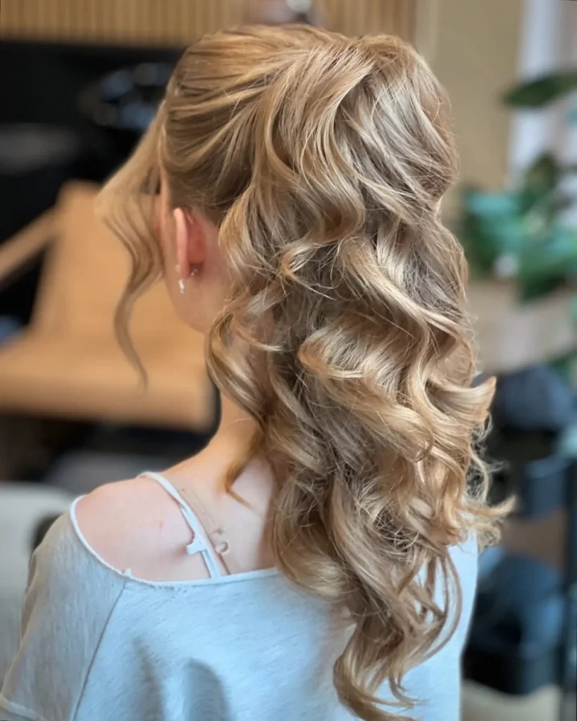 High Ponytail Updo