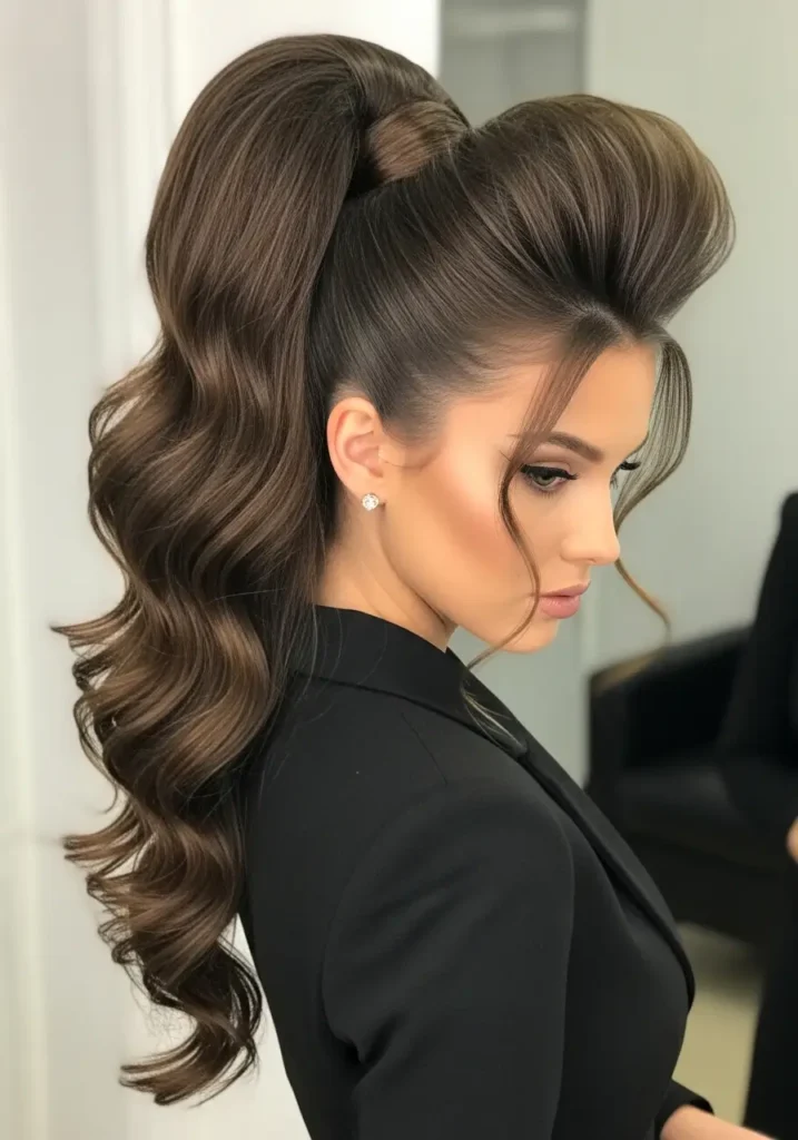 High Ponytail with Height