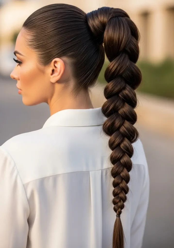 Jumbo Braided Ponytail