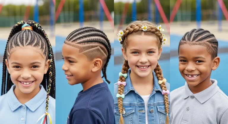 Kids' Braided Hairstyles for School