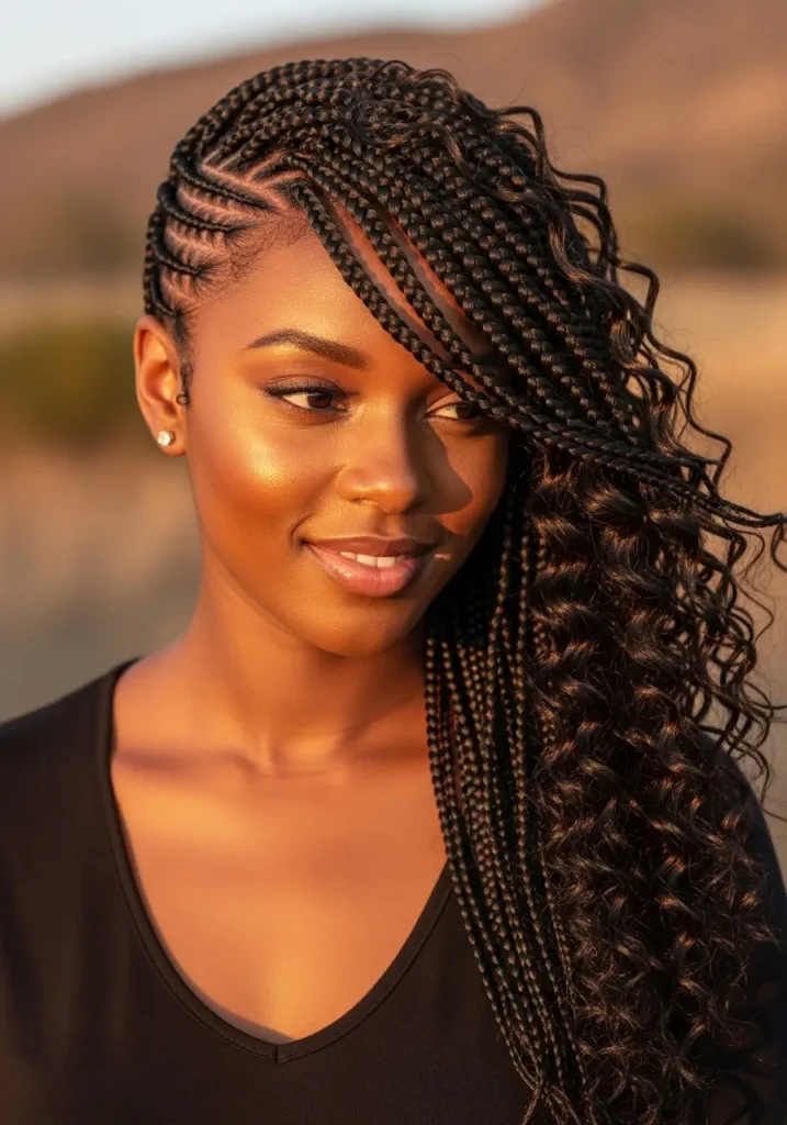 Knotless Boho Braids