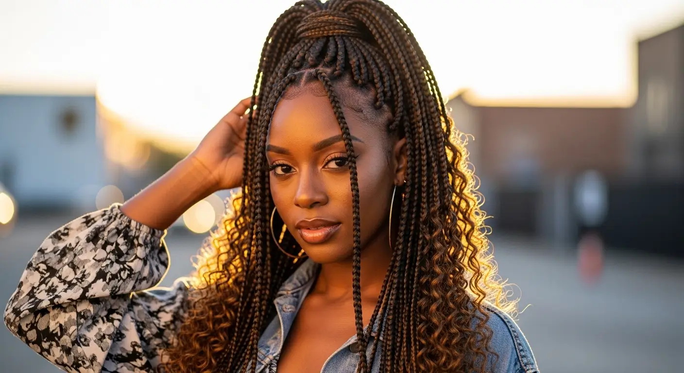 Knotless Braids Hairstyles for Black Women