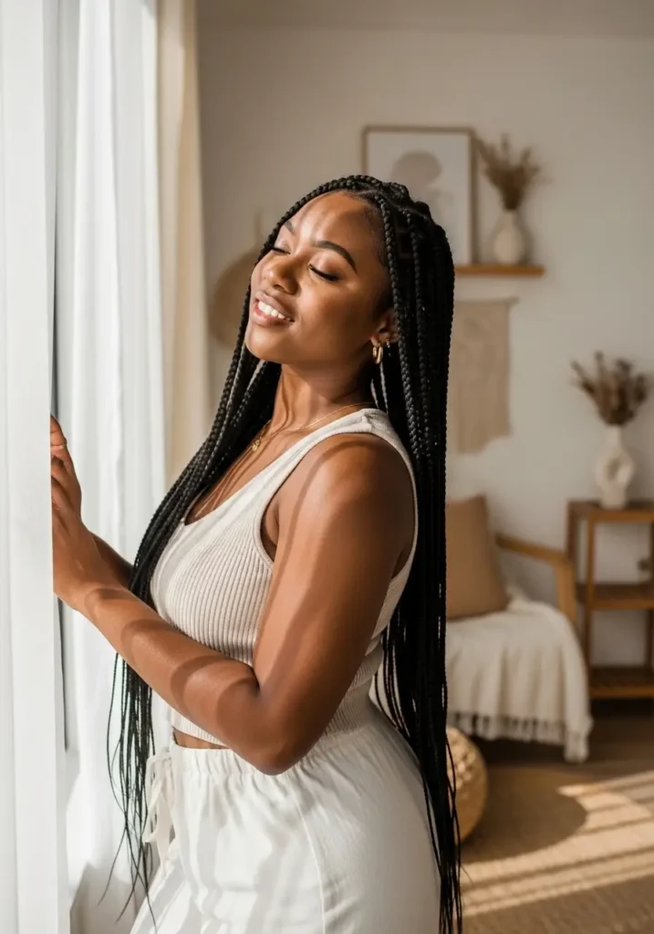 Knotless Braids for a Soft Look