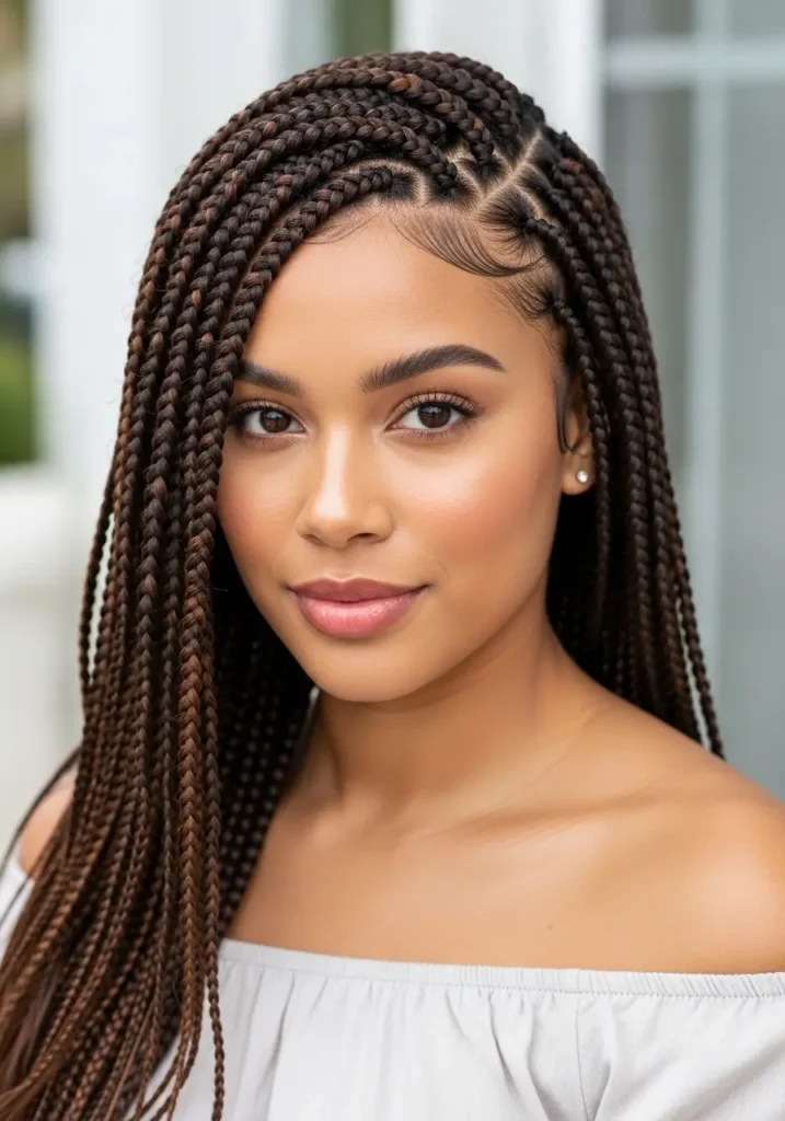 Knotless Braids with a Soft, Fresh Look