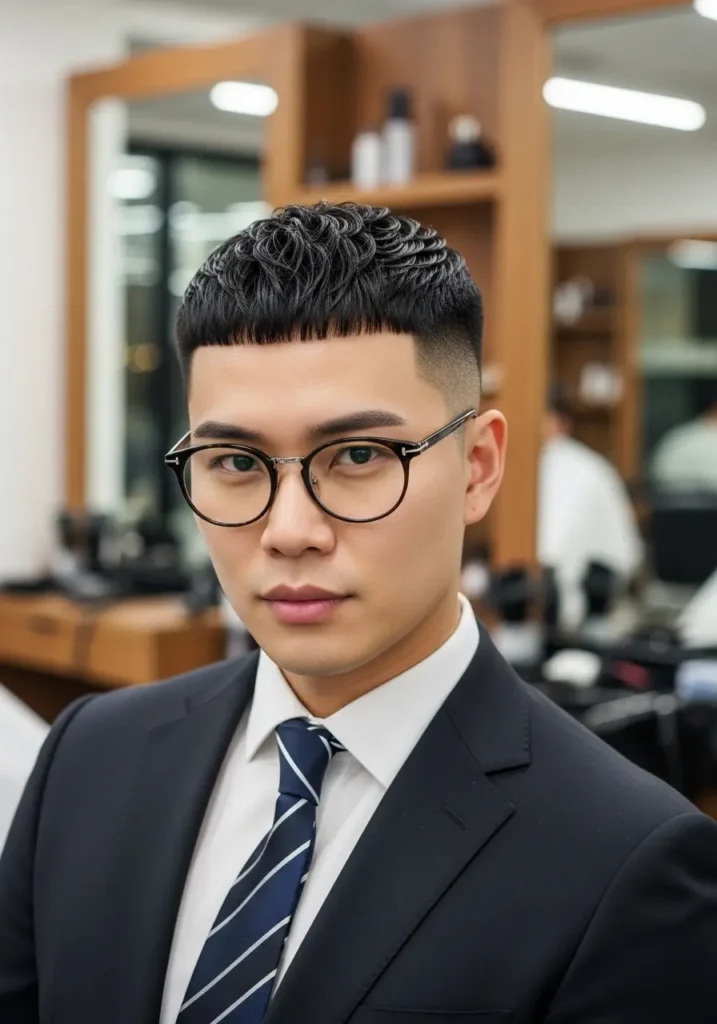 Korean Caesar Cut