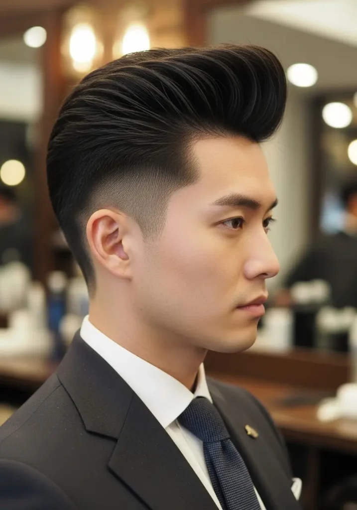 Korean Pompadour