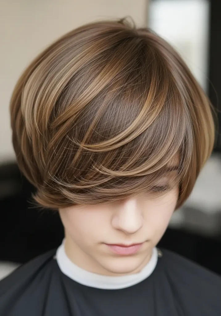 Layered Bowl Cut with Soft Edge