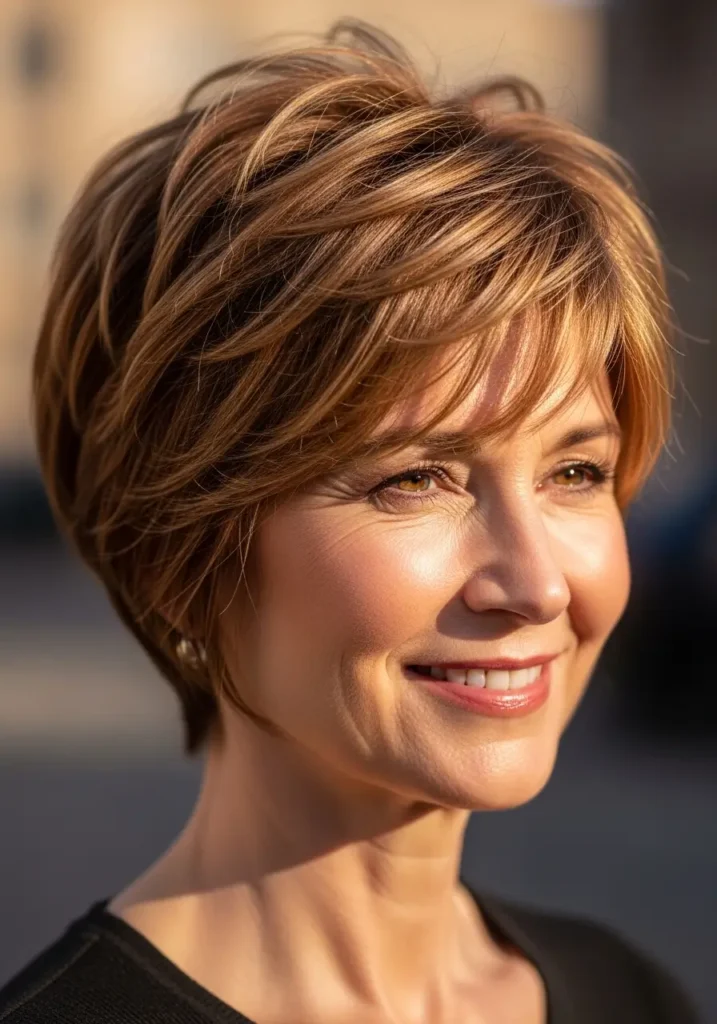 Layered Pixie With Soft Volume