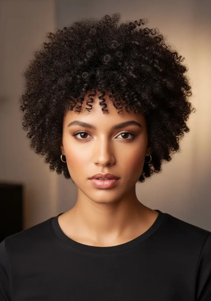 Layered Short Afro