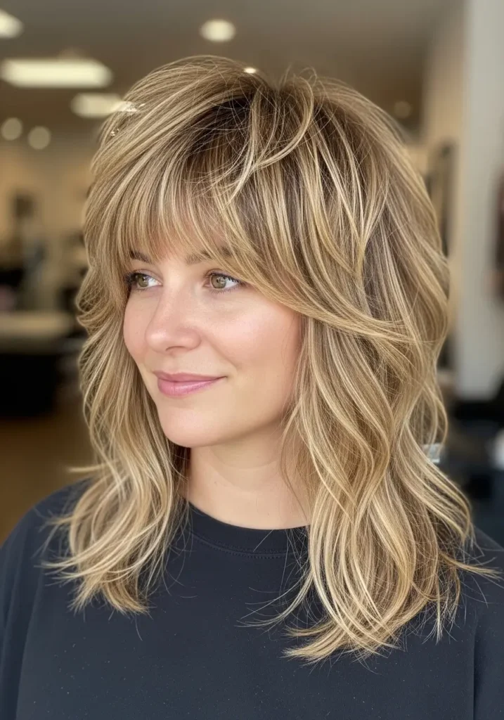 Layered Wolf Cut With Highlights