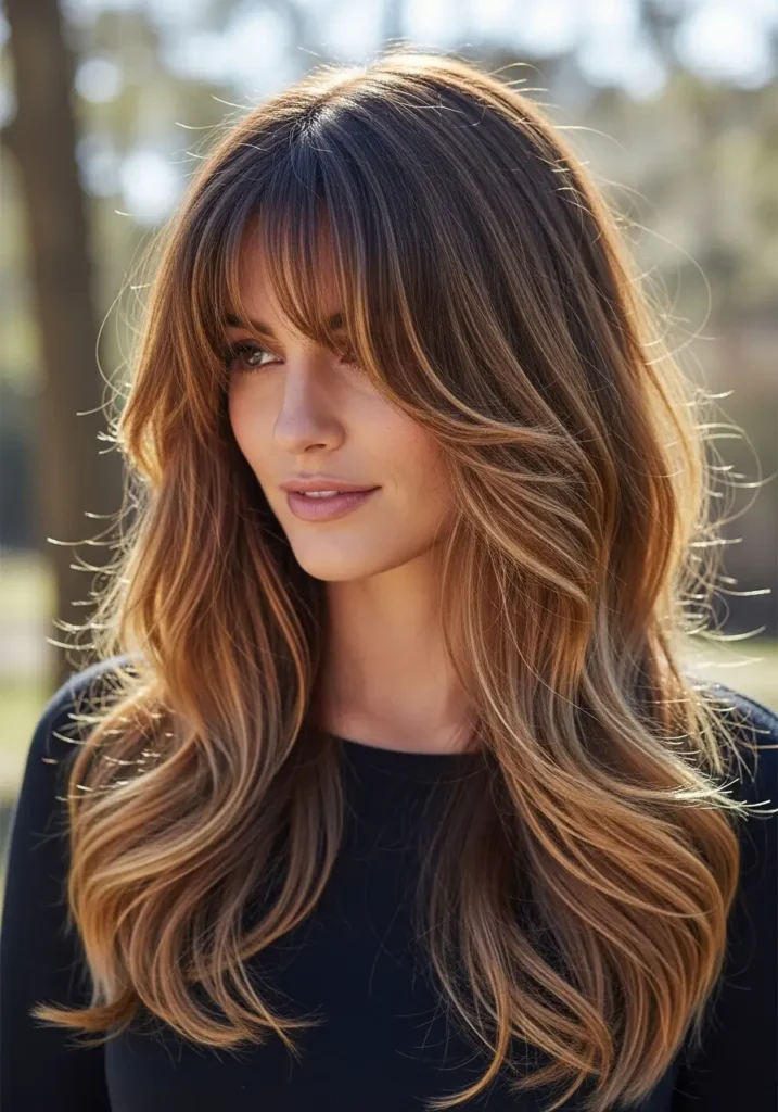 Long Boho Layers with Curtain Fringe