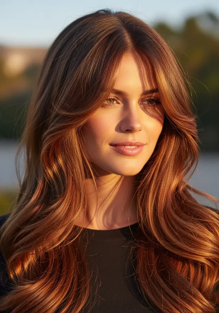 Long Hair with Face Framing Pieces