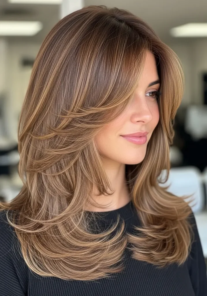 Long Layers With Face Framing Pieces