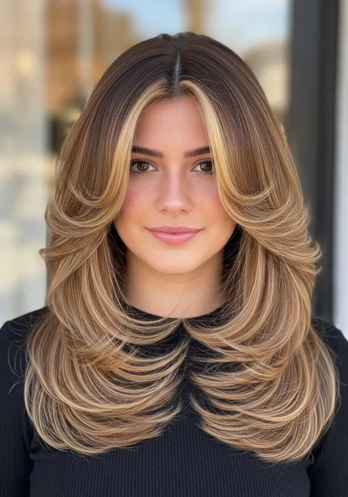 Long Layers with Bold Face Framing