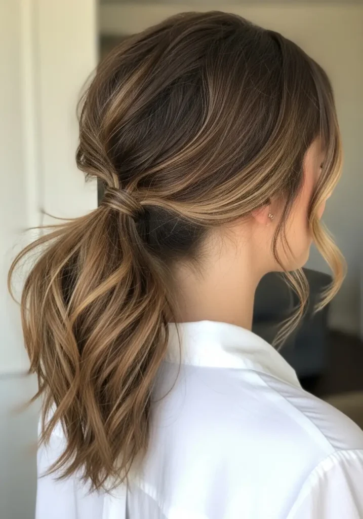 Low Relaxed Ponytail