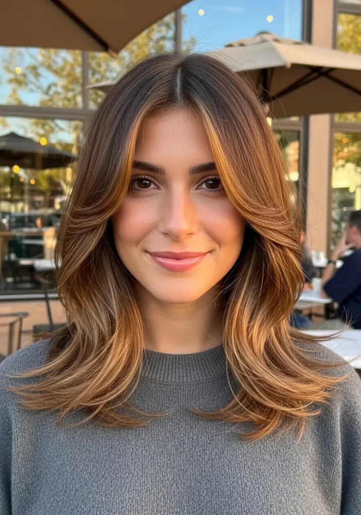 Medium Cut with Face-Framing Layers