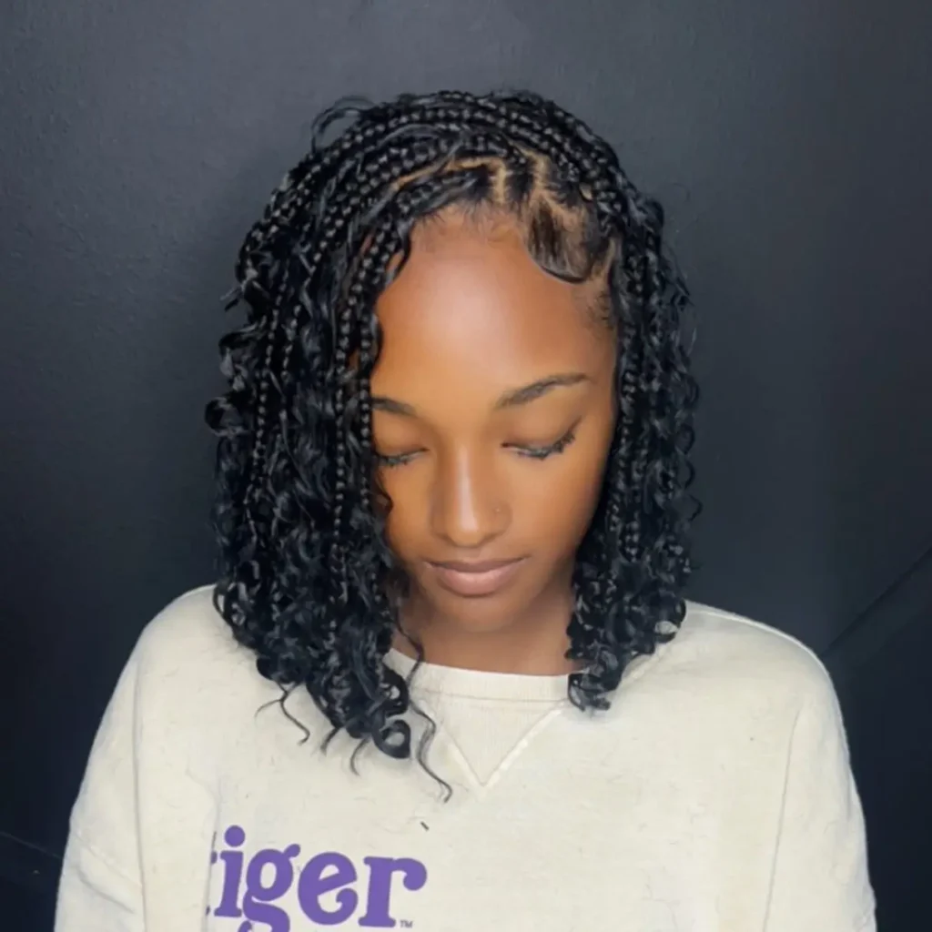 Medium Knotless Braids