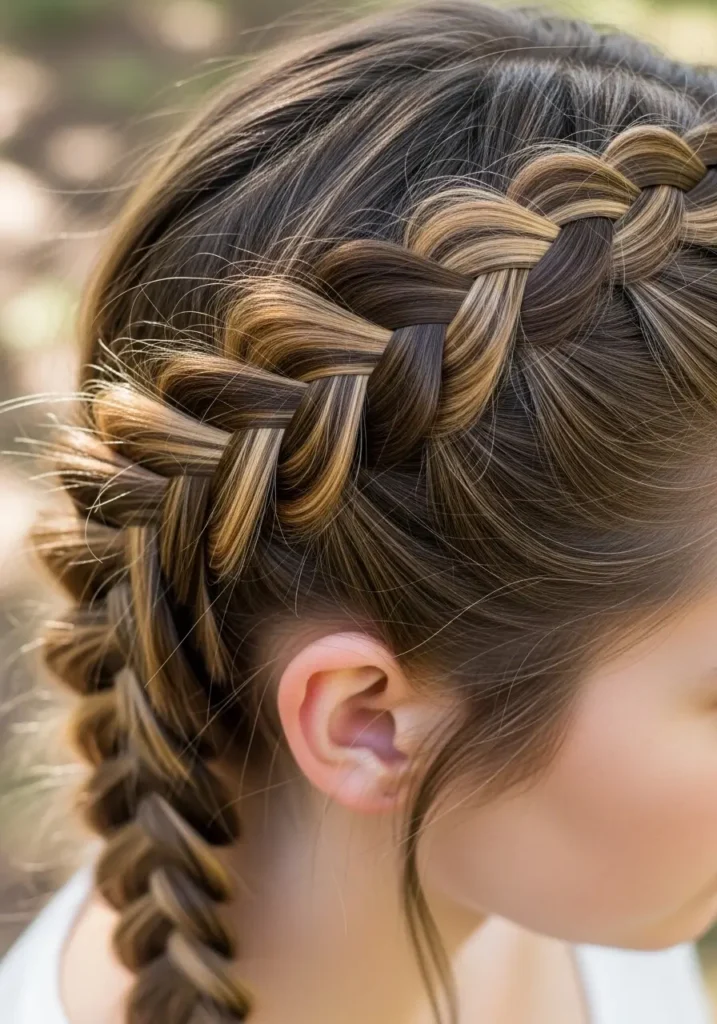 Messy Braided Side Style