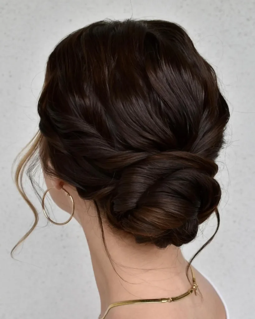 Messy Fishtail Updo