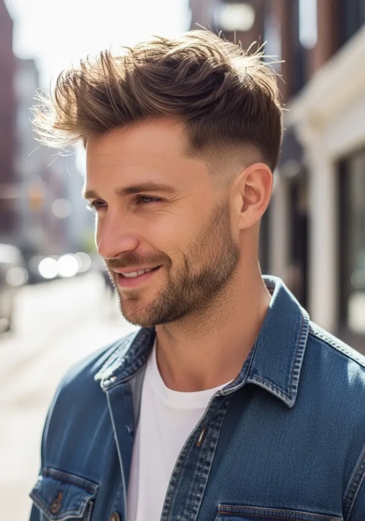 Messy Modern French Crop Look