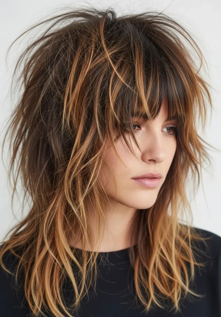 Messy Wolf Cut Layers