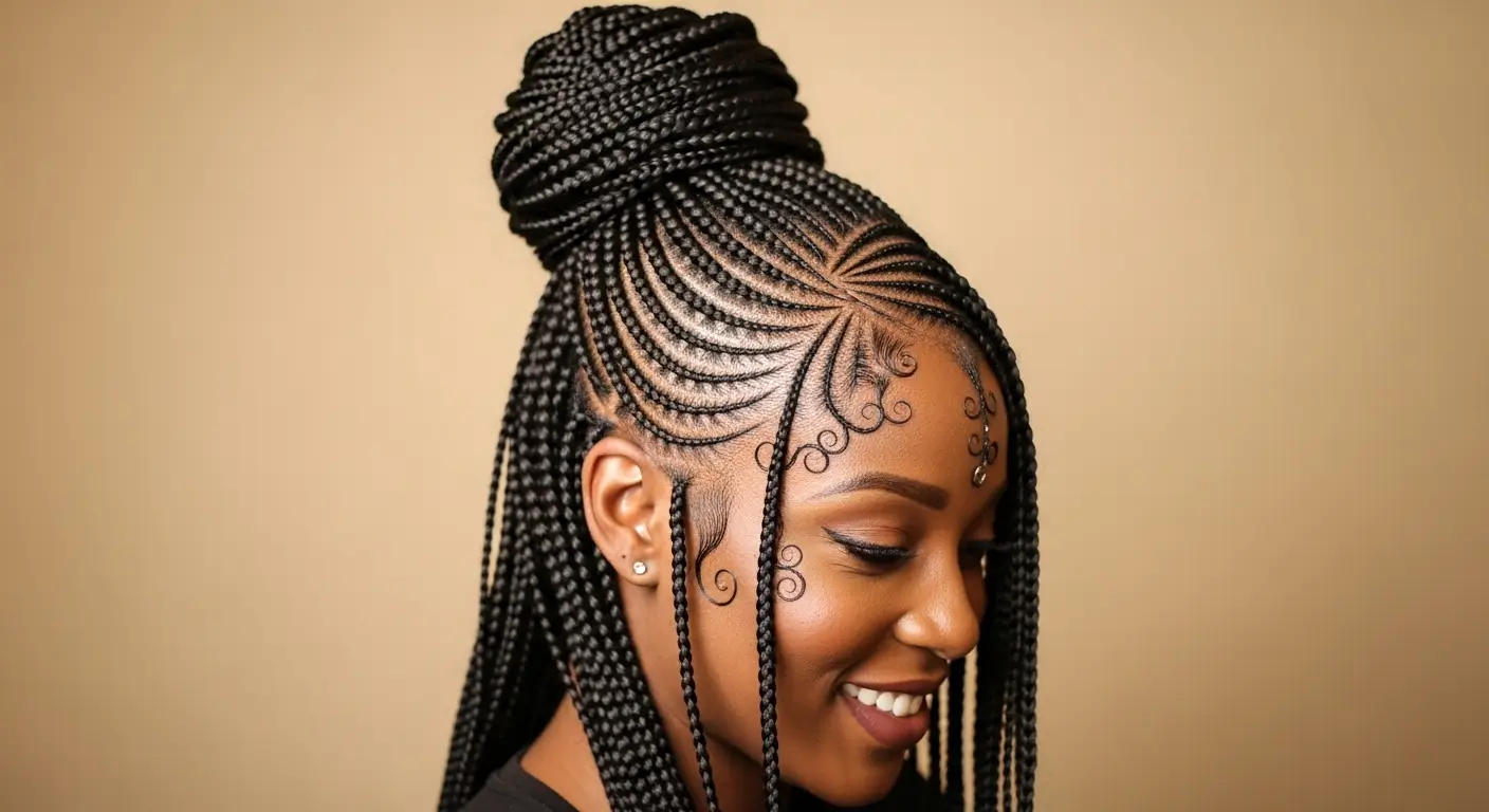 Micro Braids Styles for Black Women
