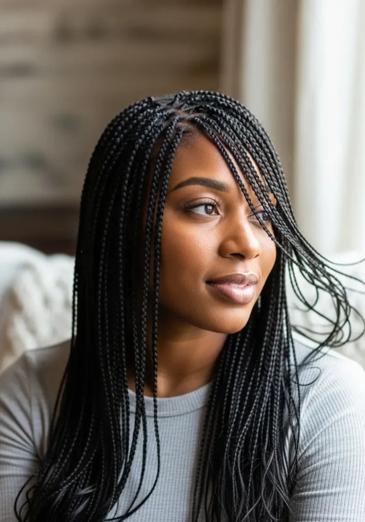 Micro Braids for a Sleek Finish
