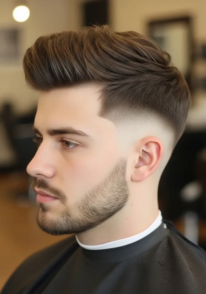 Mid Fade with Textured Top