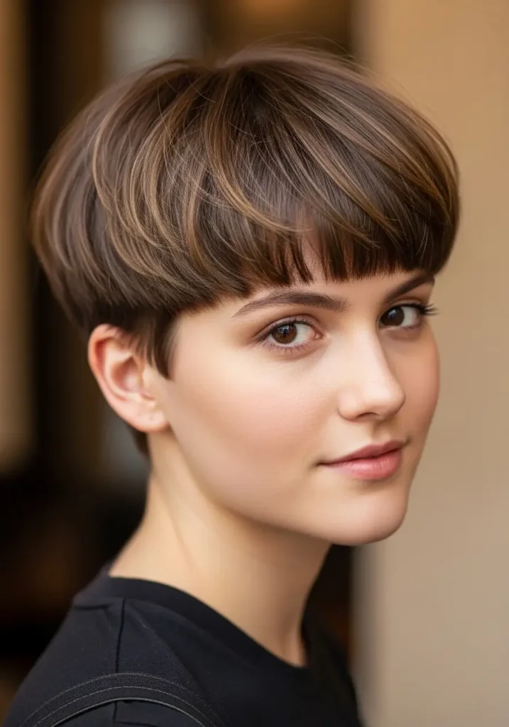 Modern Bowl Cut with Soft Edges