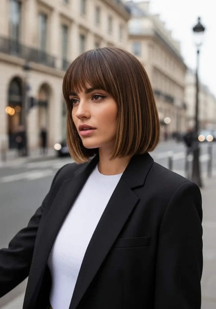 Modern Parisian Blunt Bob