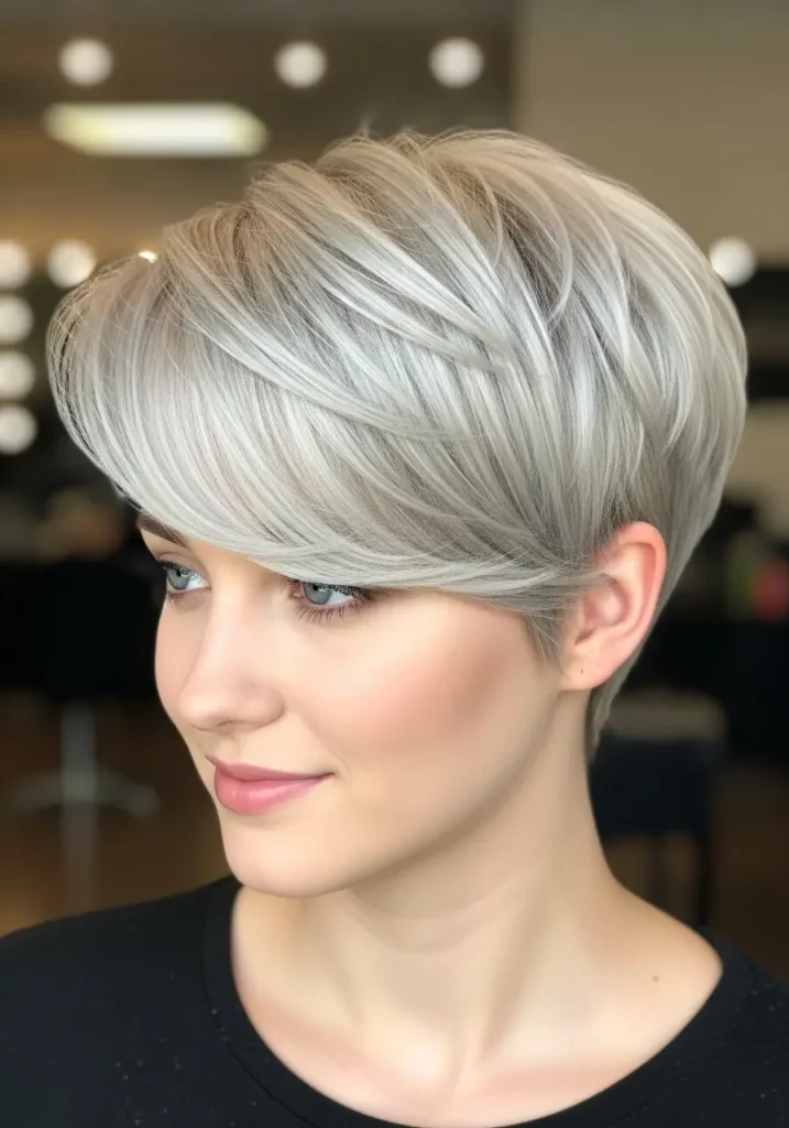 Modern Pixie with Soft Volume