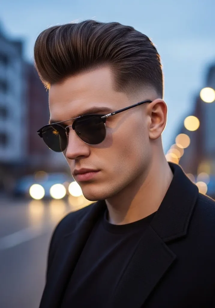 Modern Pompadour: A Bold Yet Stylish Choice